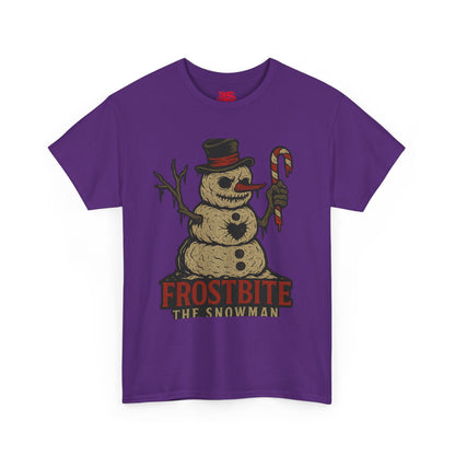 Frostbite the Snowman Vintage Horror Holiday T-Shirt