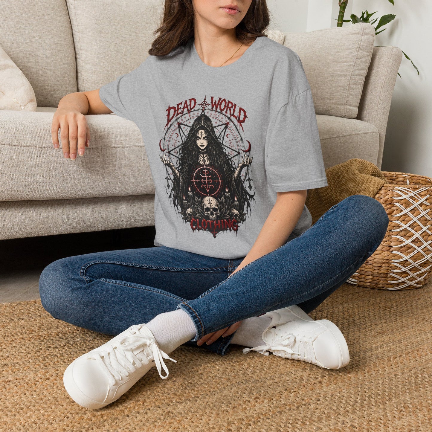 Dead World Clothing Gothic Tee — Occult Witch T-Shirt