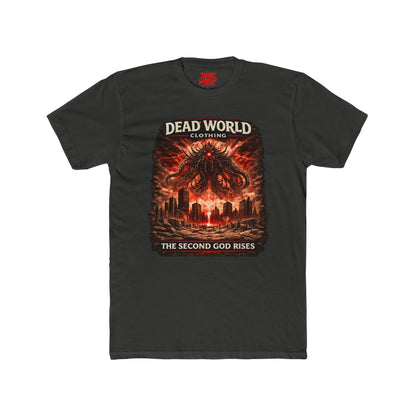 Dead World Clothing 'The Second God Rises' T-Shirt — Apocalyptic Horror Graphic Tee