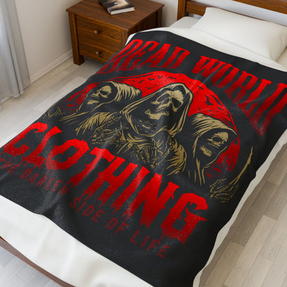 Dark Themed Plush Blanket