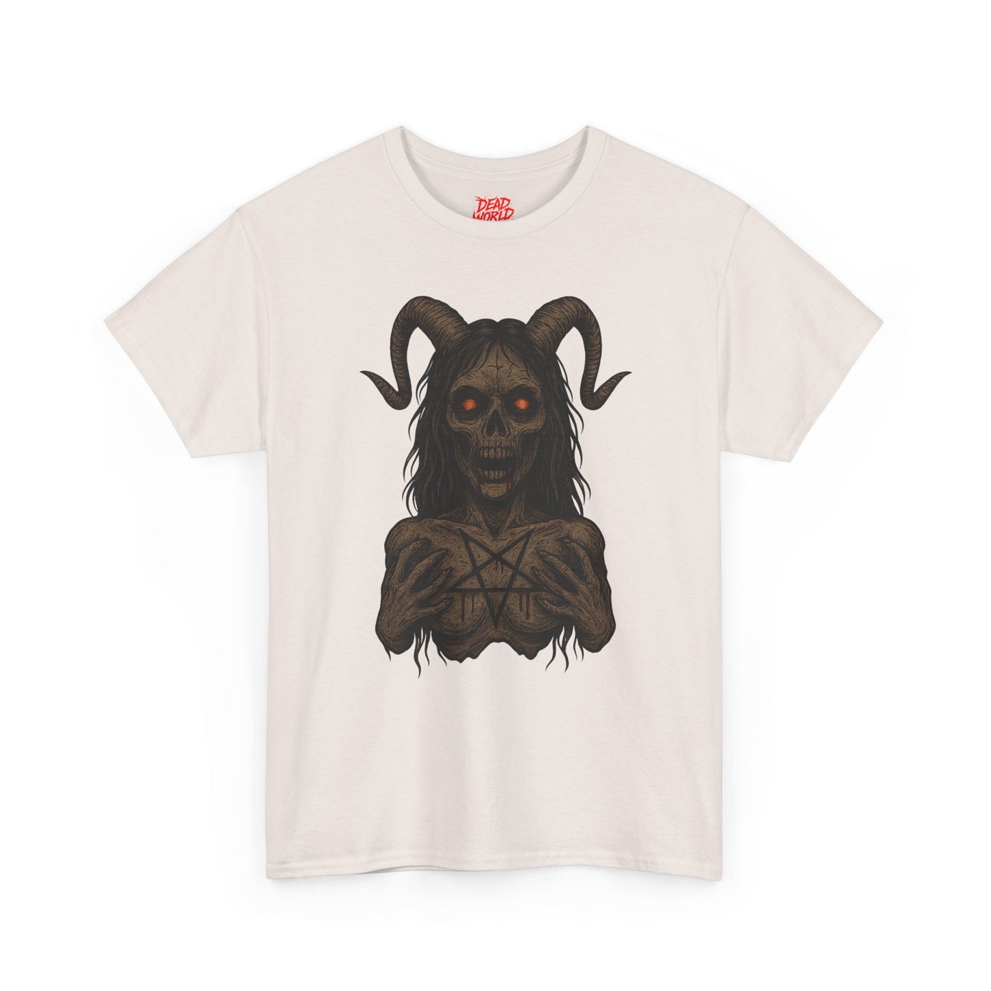 Occult Dark Goat Demon T-Shirt — Horror Graphic Tee