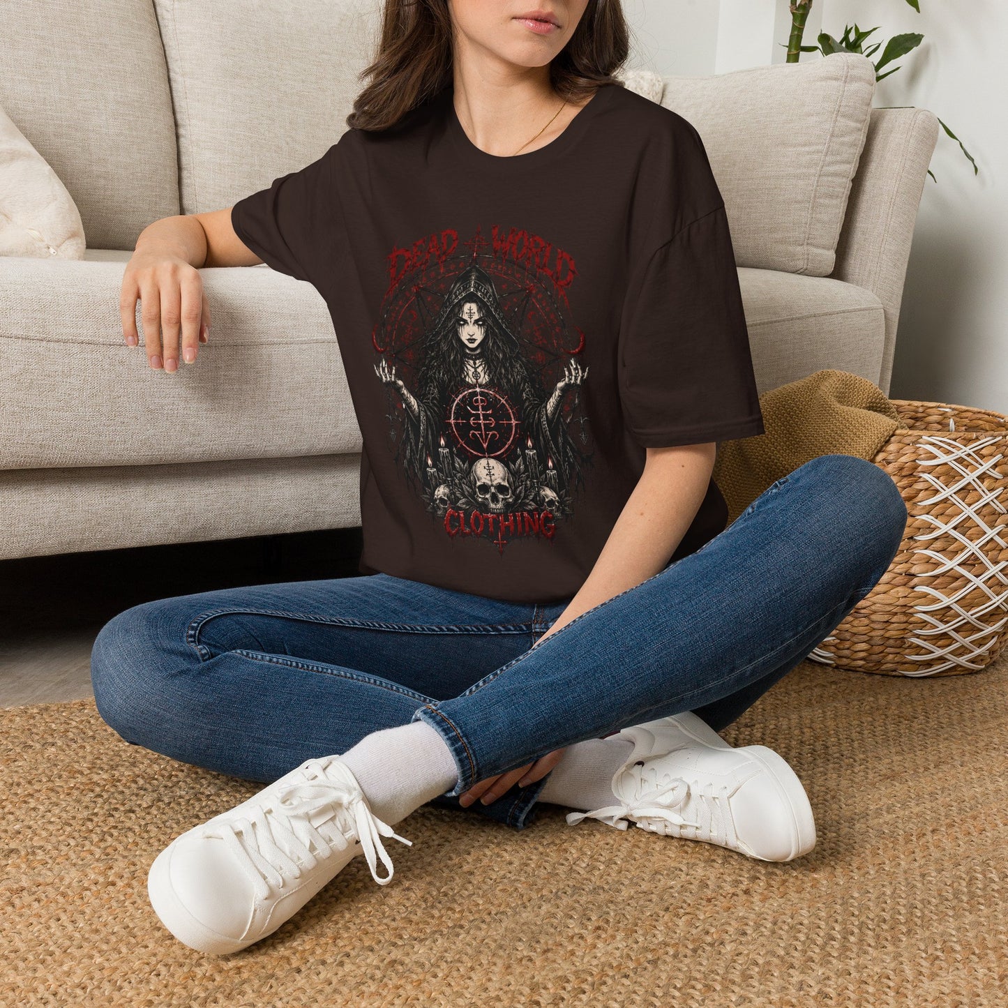 Dead World Clothing Gothic Tee — Occult Witch T-Shirt