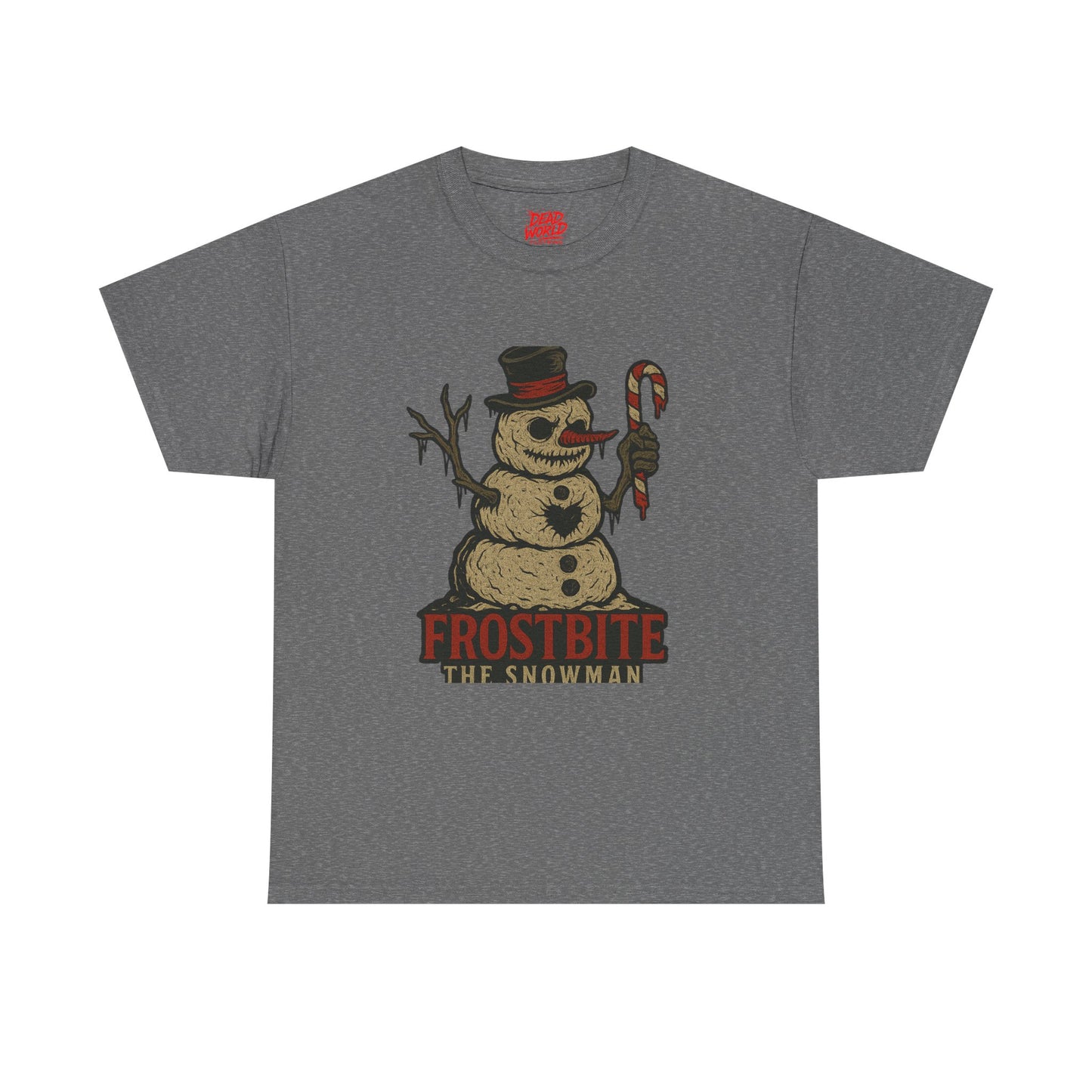 Frostbite the Snowman Vintage Horror Holiday T-Shirt