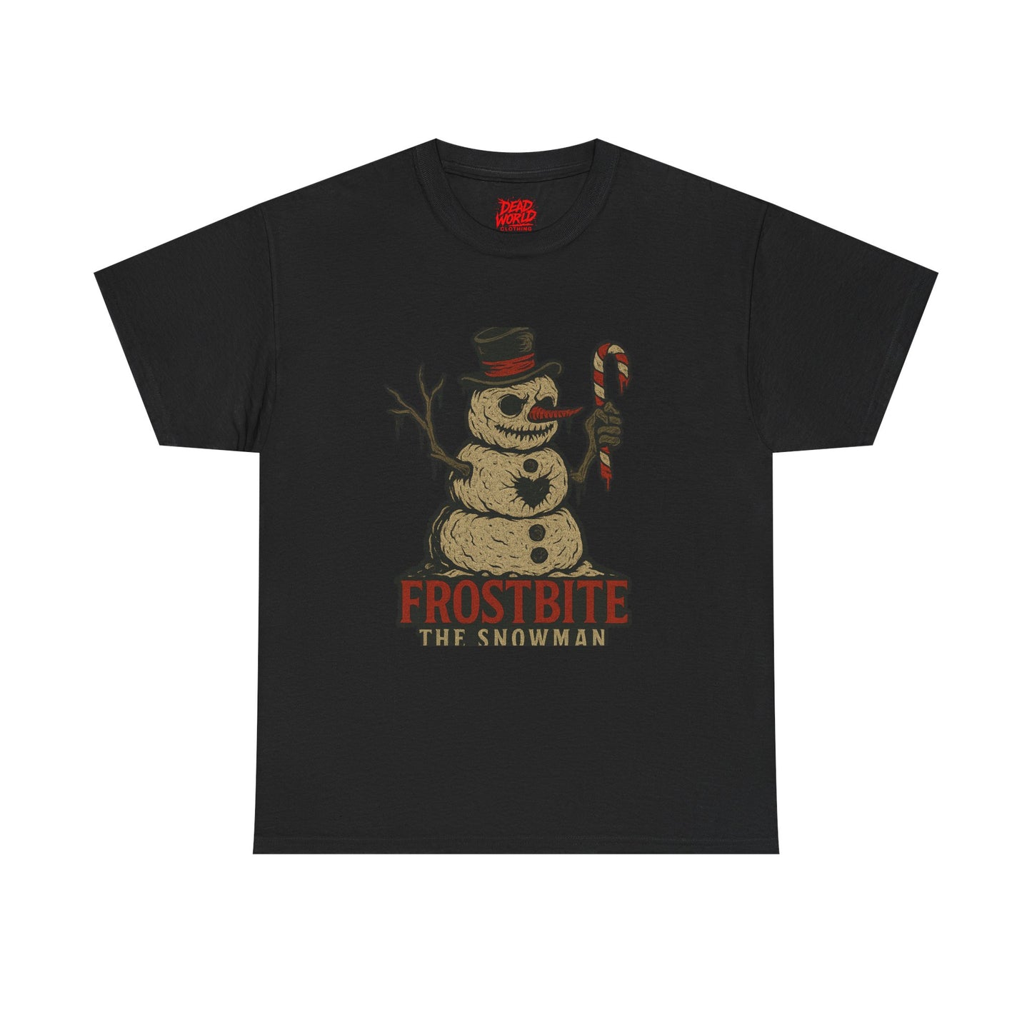 Frostbite the Snowman Vintage Horror Holiday T-Shirt