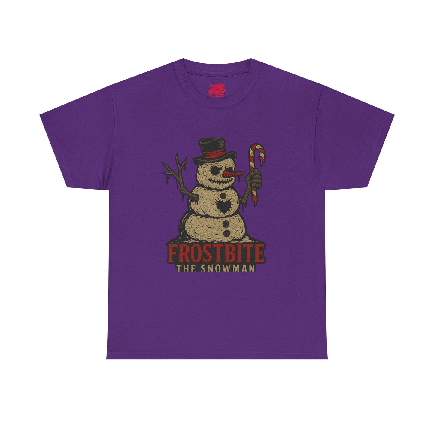 Frostbite the Snowman Vintage Horror Holiday T-Shirt
