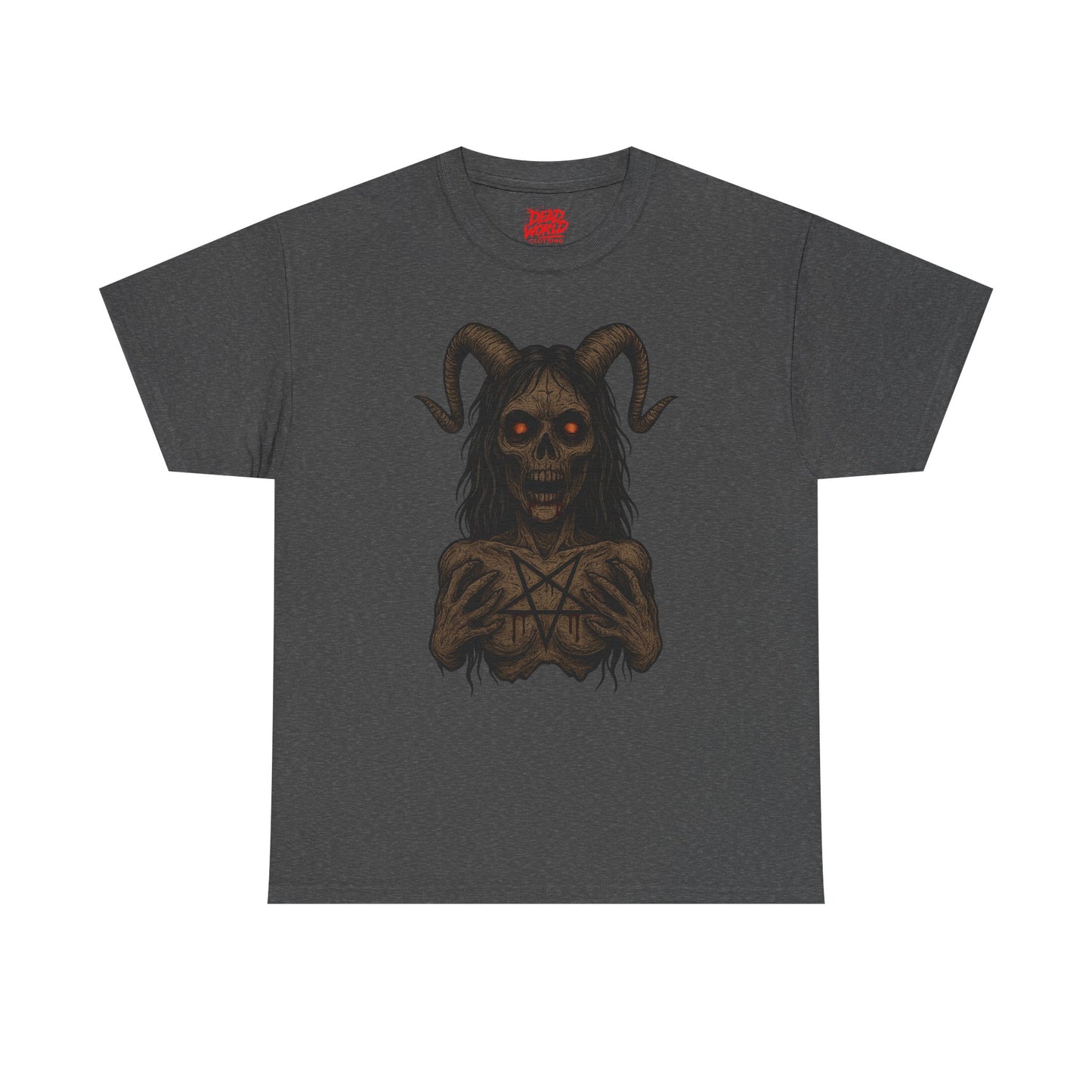 Occult Dark Goat Demon T-Shirt — Horror Graphic Tee