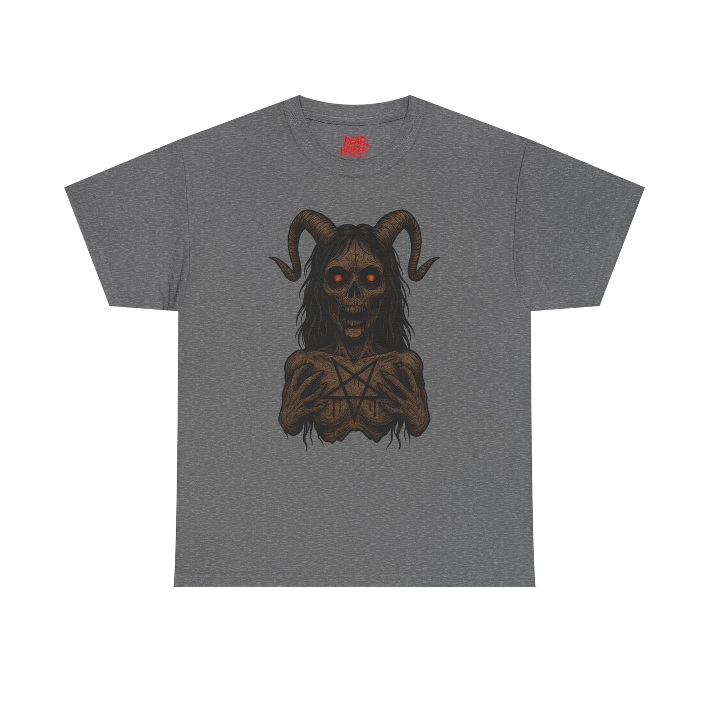 Occult Dark Goat Demon T-Shirt — Horror Graphic Tee
