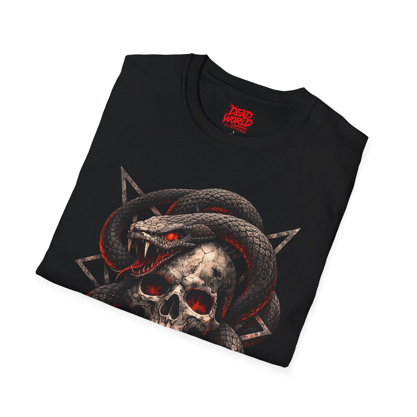 Skull & Snake Graphic T-Shirt