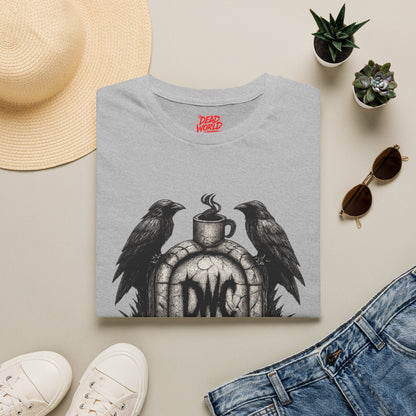 Apocalypse Coffee T-Shirt — "First Coffee, Then The Apocalypse" Raven Graveyard Tee