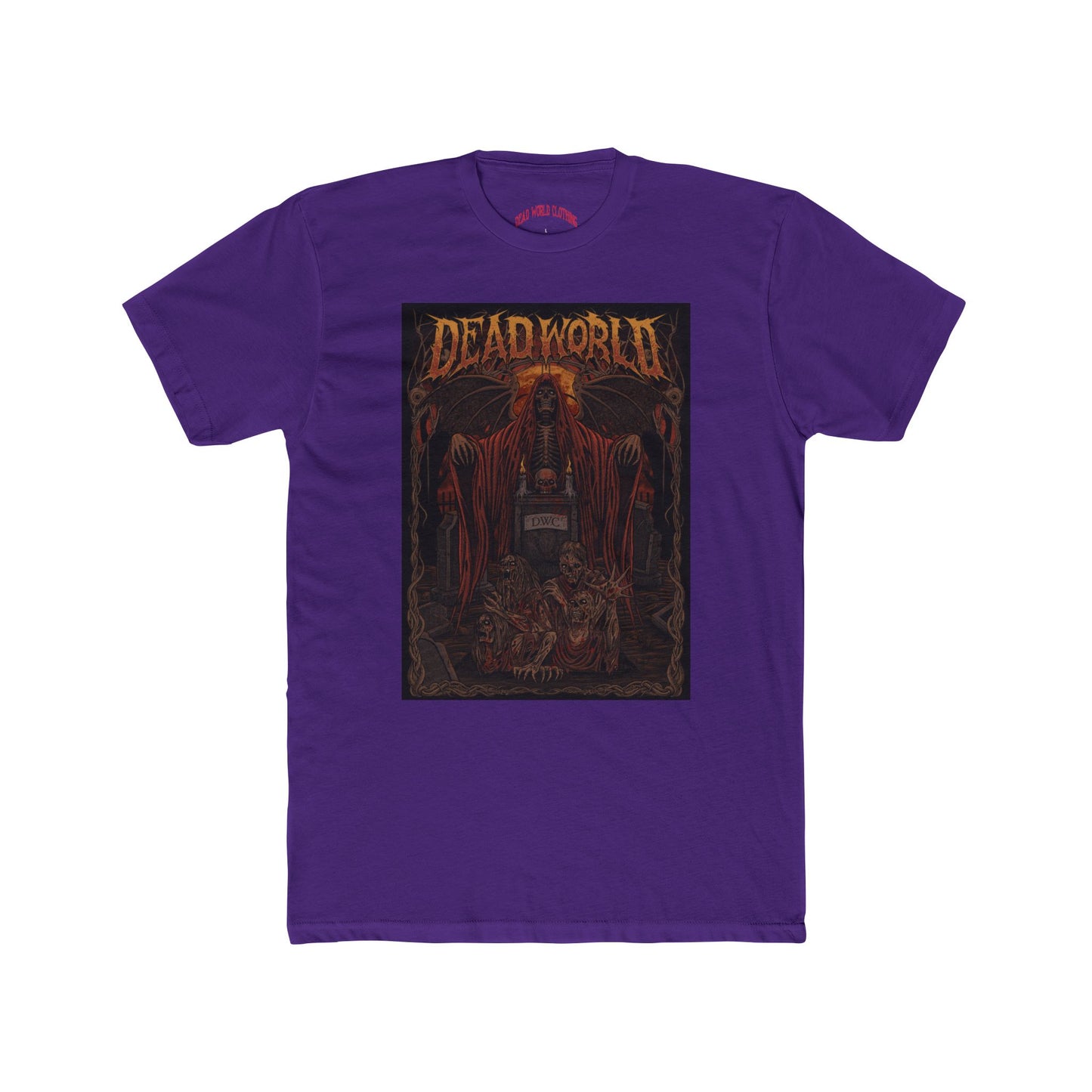 Dead World - Men's Cotton Crew Tee