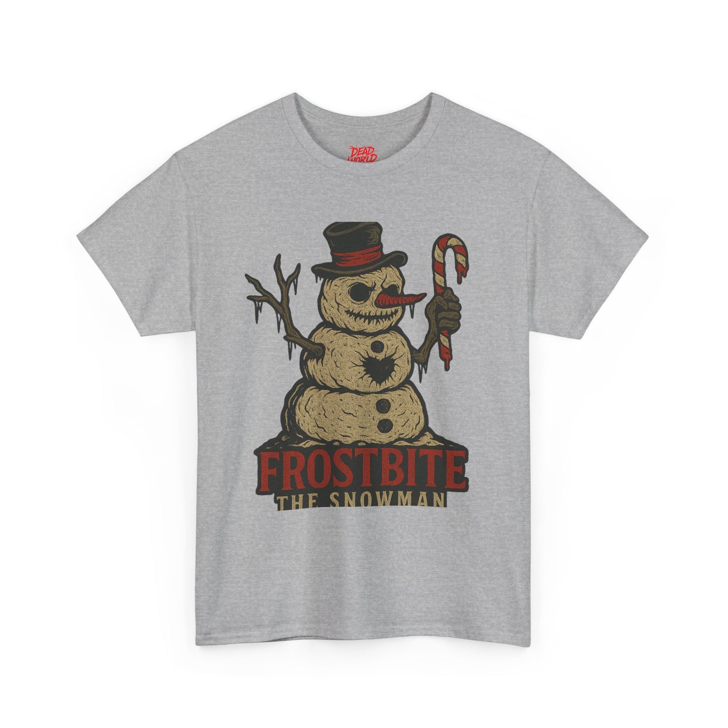 Frostbite the Snowman Vintage Horror Holiday T-Shirt