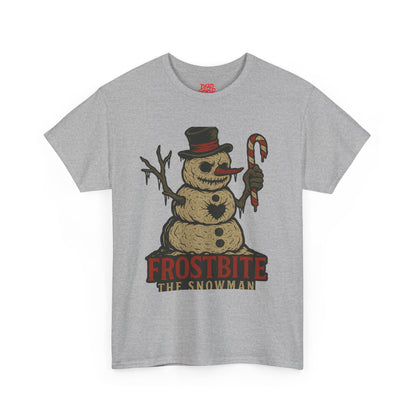Frostbite the Snowman Vintage Horror Holiday T-Shirt