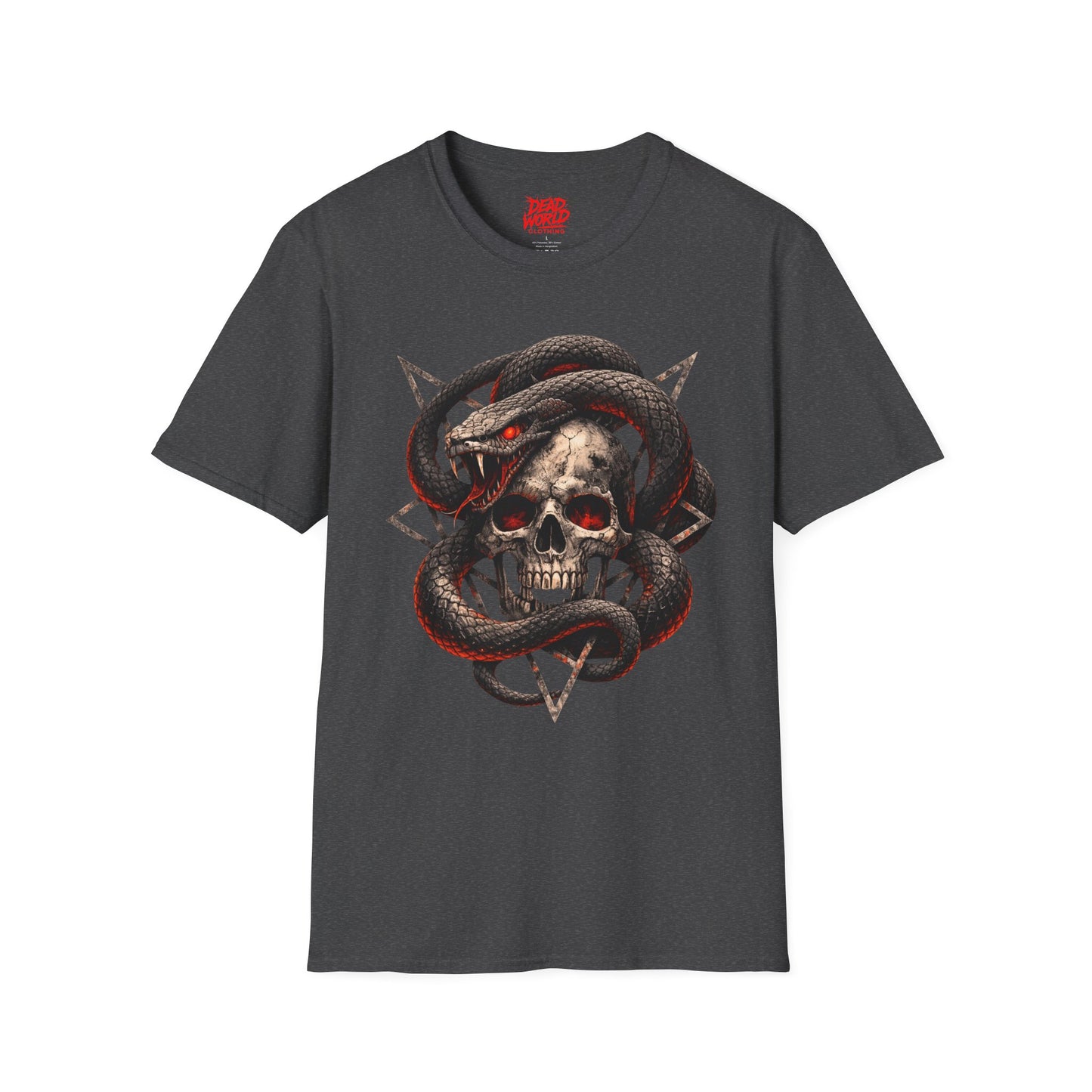 Skull & Snake Graphic T-Shirt