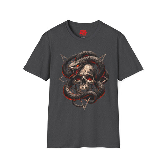 Skull & Snake Graphic T-Shirt