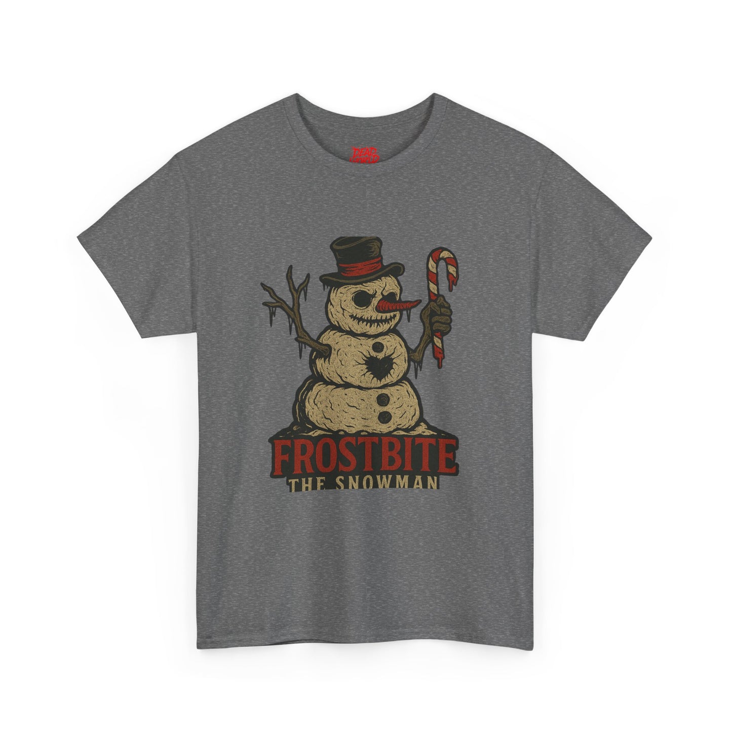 Frostbite the Snowman Vintage Horror Holiday T-Shirt
