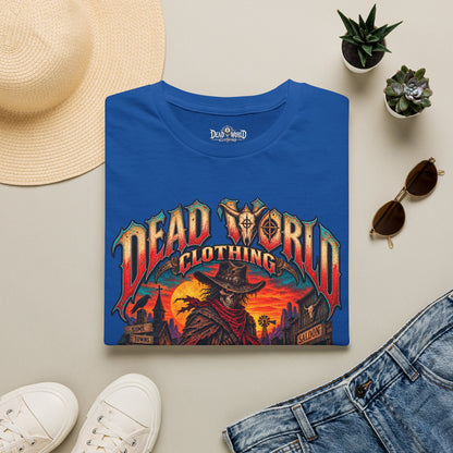 Graphic T-Shirt — "Dead World Clothing" Desert Outlaw Sunset Tee
