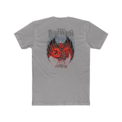 Demon Unisex Tee Shirt - Dark and Edgy Cotton Crew Tee for Metal and Horror fans