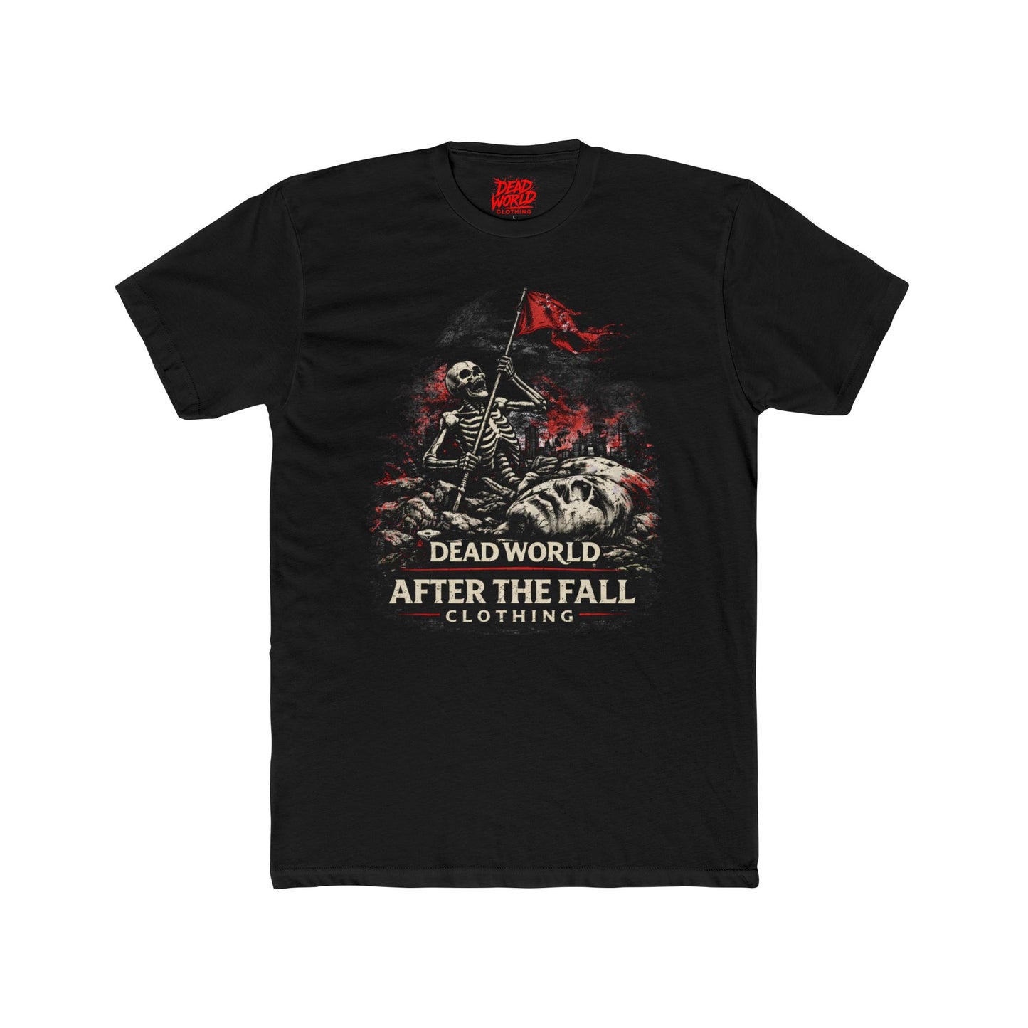 Dead World Clothing  "After the Fall" Graphic Tee — Apocalyptic Skeleton Design