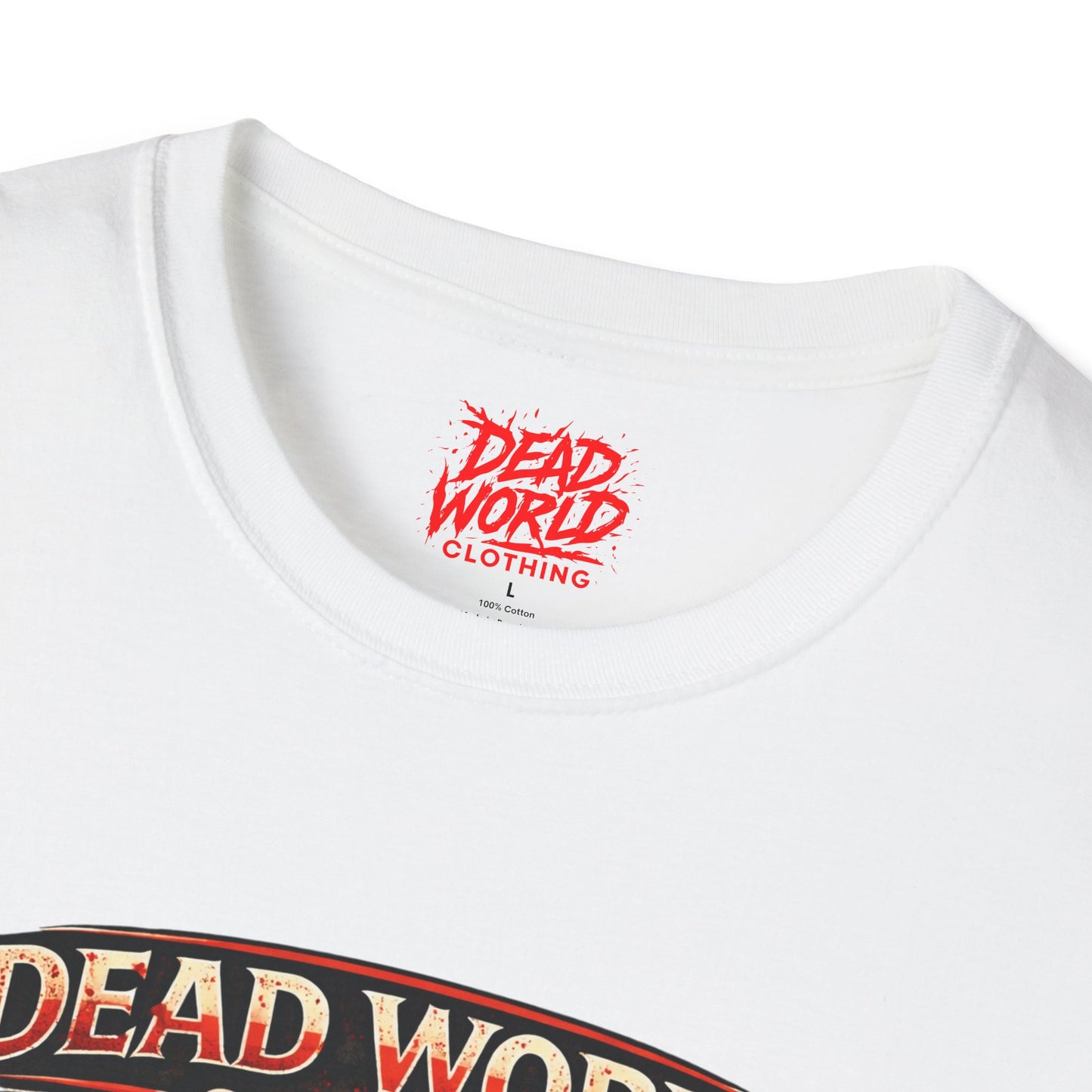 Blood Rose Graphic T-Shirt — Dead World Clothing Skull & Rose Gothic Tee