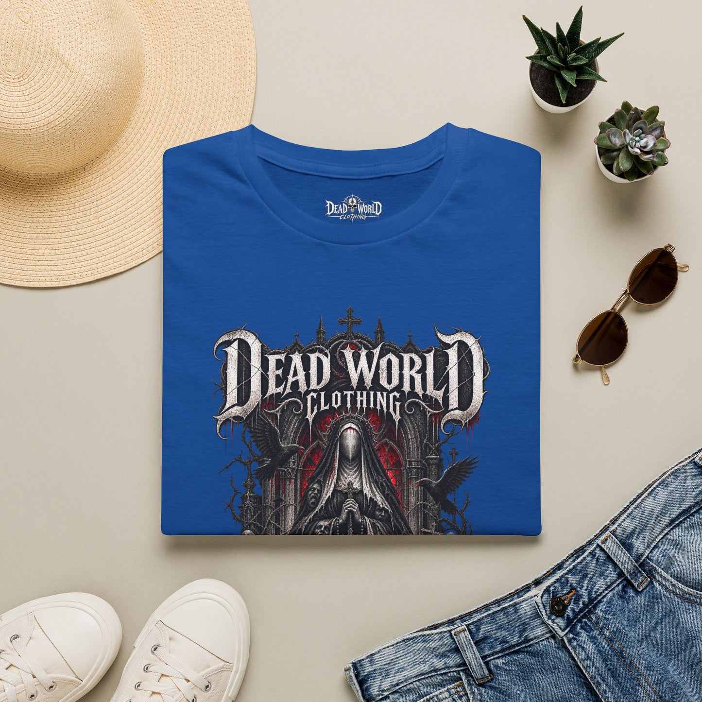 Dead World Clothing Gothic Graphic T-Shirt —Mother of the Hollow Tee