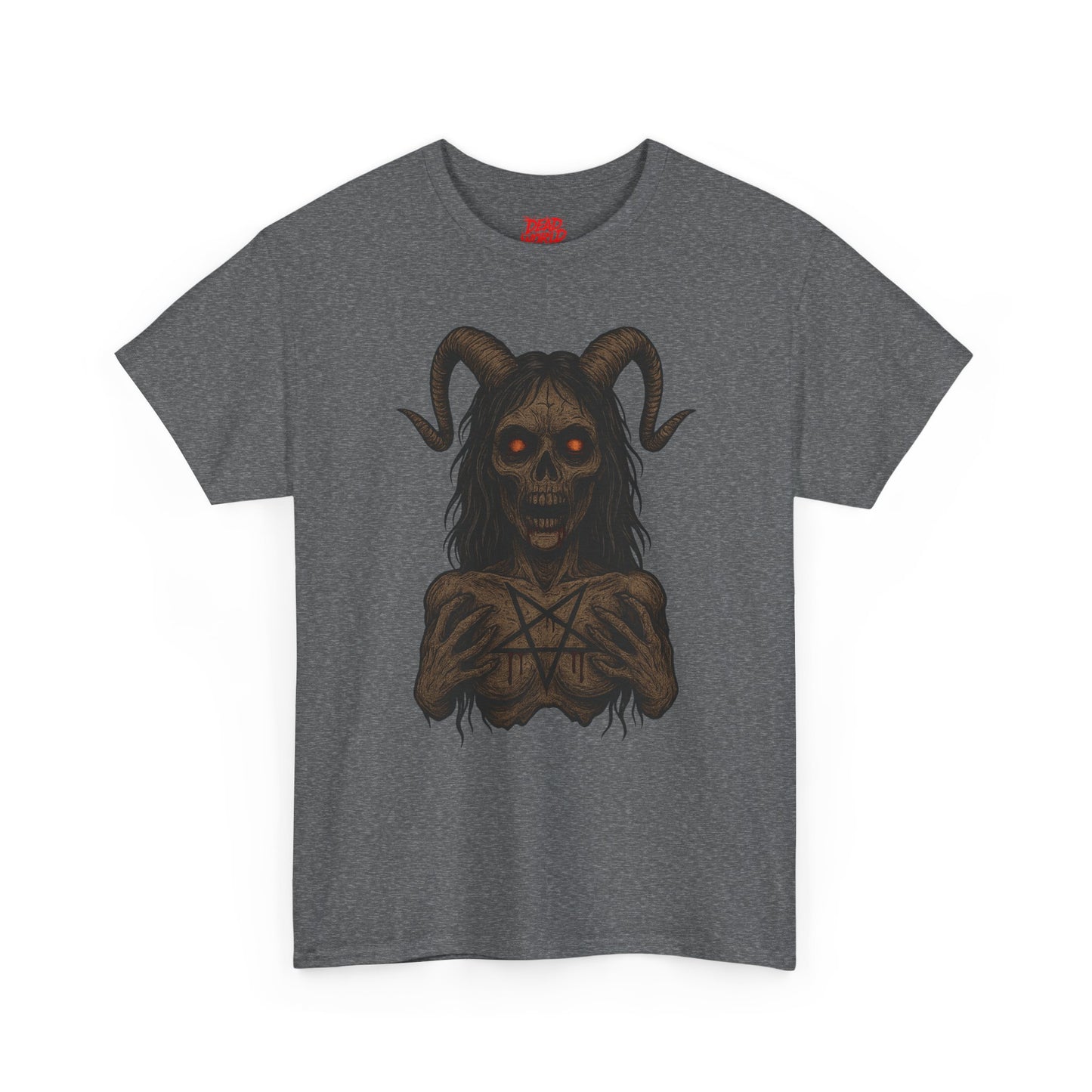 Occult Dark Goat Demon T-Shirt — Horror Graphic Tee