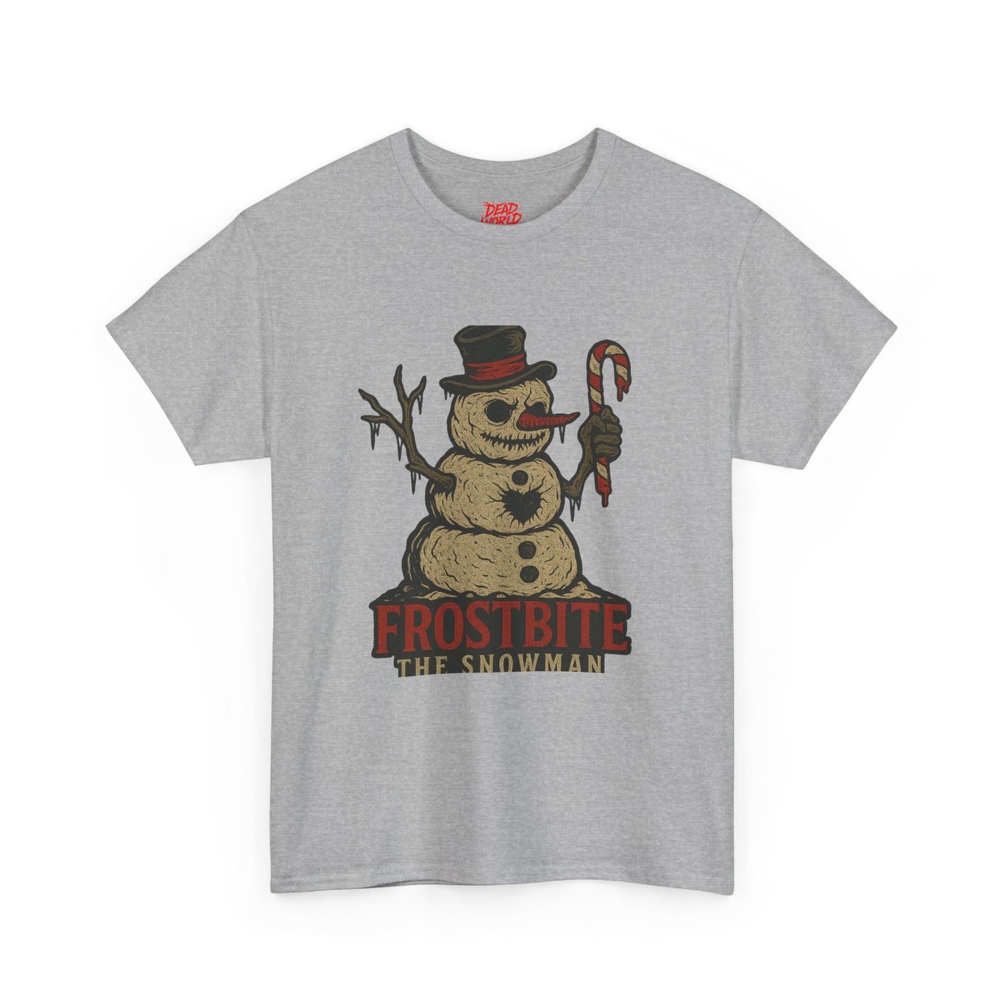 Frostbite the Snowman Vintage Horror Holiday T-Shirt