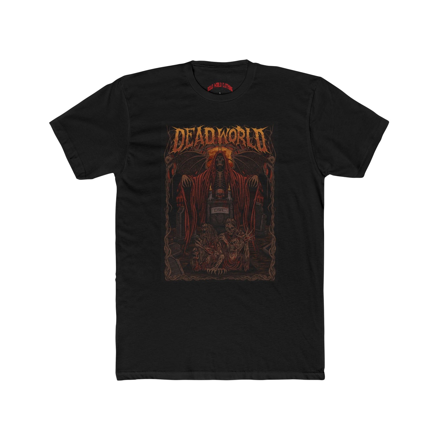 Dead World - Men's Cotton Crew Tee