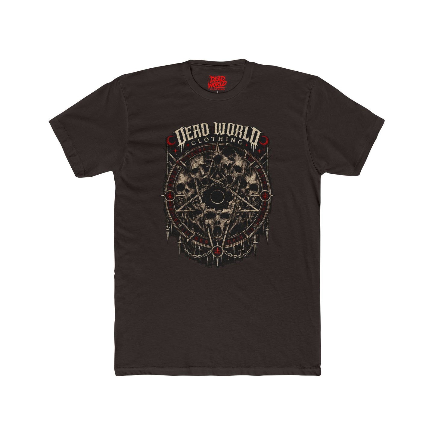Dead World Clothing Skull Pentagram Tee — Gothic Style T-Shirt
