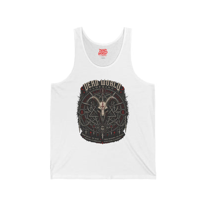 Tank Top — Dark Occult 'Dead World' Ram Skull Graphic