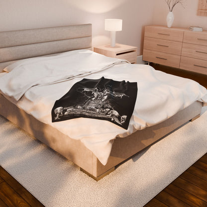 Feast Plush Blanket - Cozy Halloween Decor