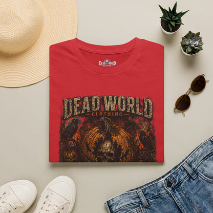 Dead World Clothing 'Rotten Harvest' Graphic T-Shirt — Grunge Skull Pumpkin Tee