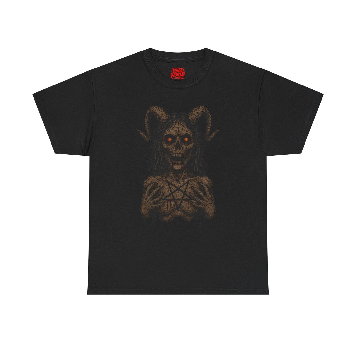 Occult Dark Goat Demon T-Shirt — Horror Graphic Tee