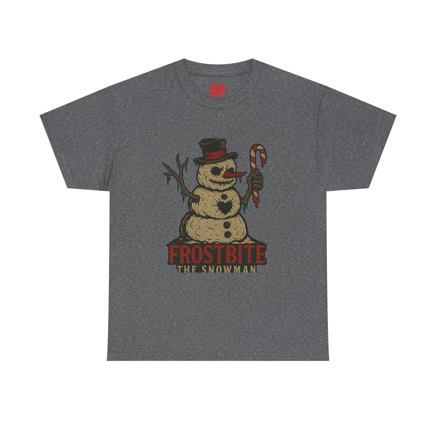 Frostbite the Snowman Vintage Horror Holiday T-Shirt
