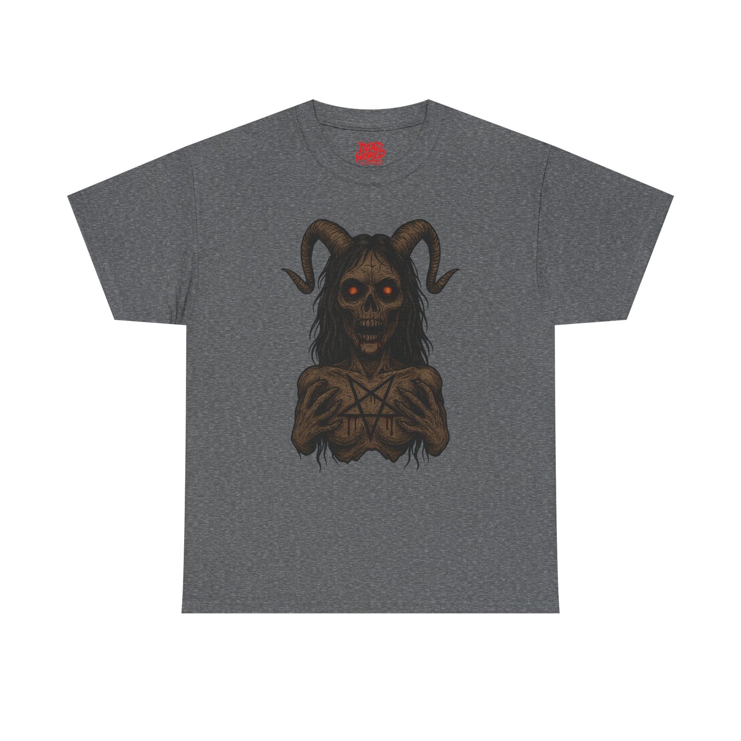 Occult Dark Goat Demon T-Shirt — Horror Graphic Tee