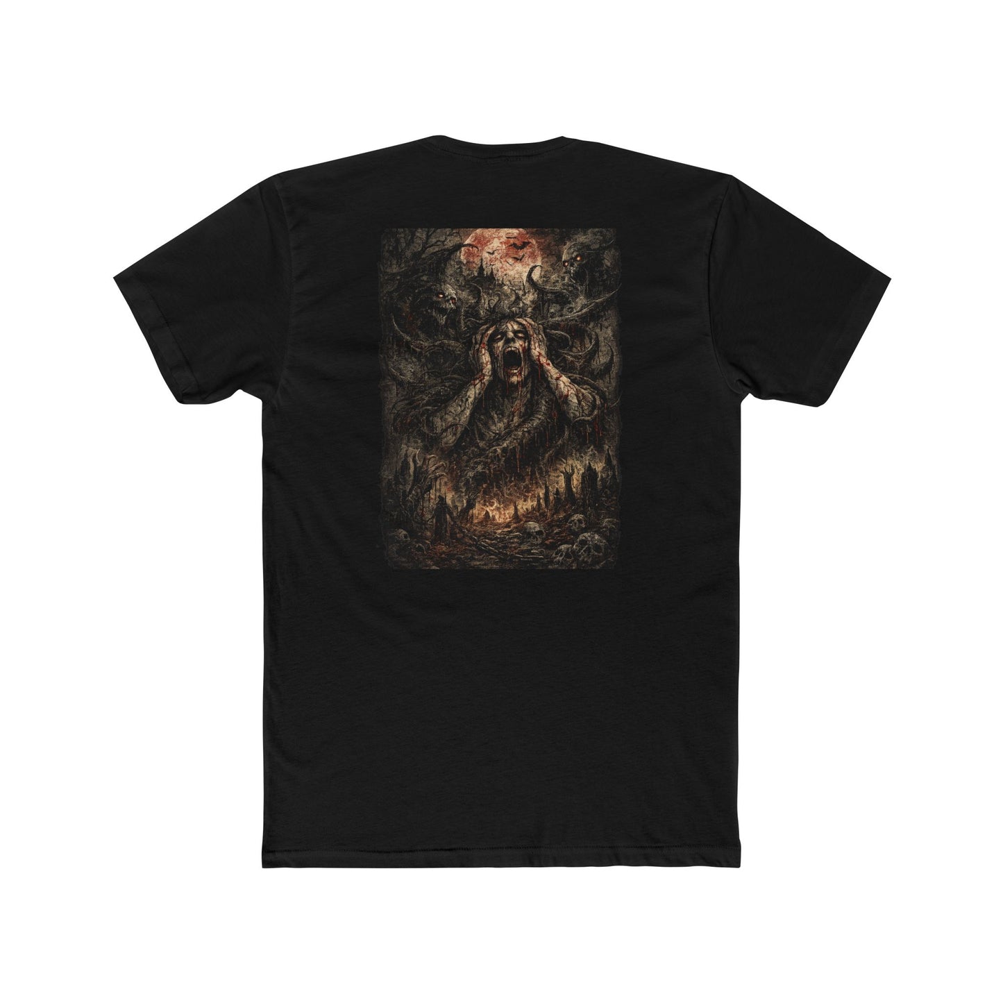 Endless Suffering Fiery Zombie Hands Tee
