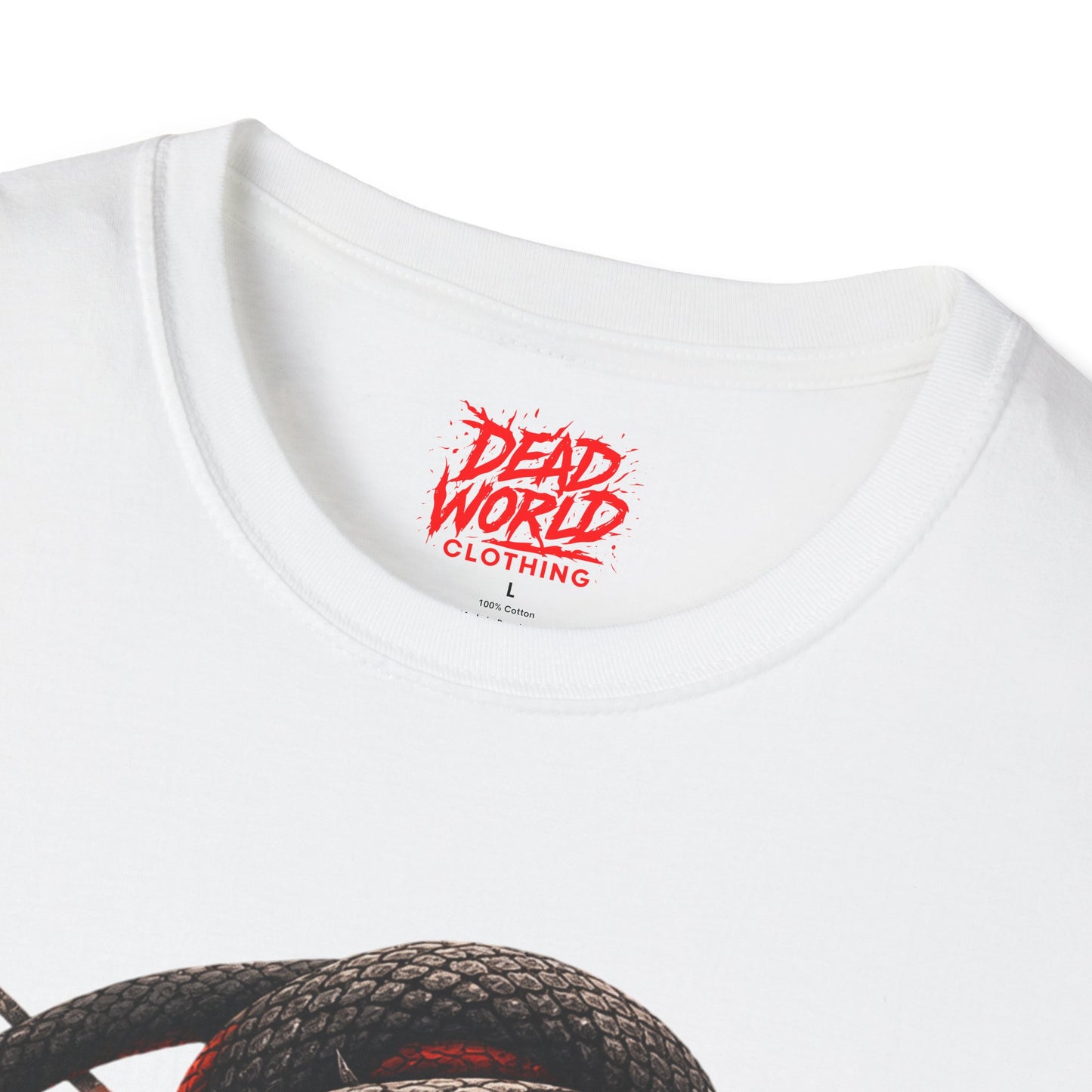 Skull & Snake Graphic T-Shirt