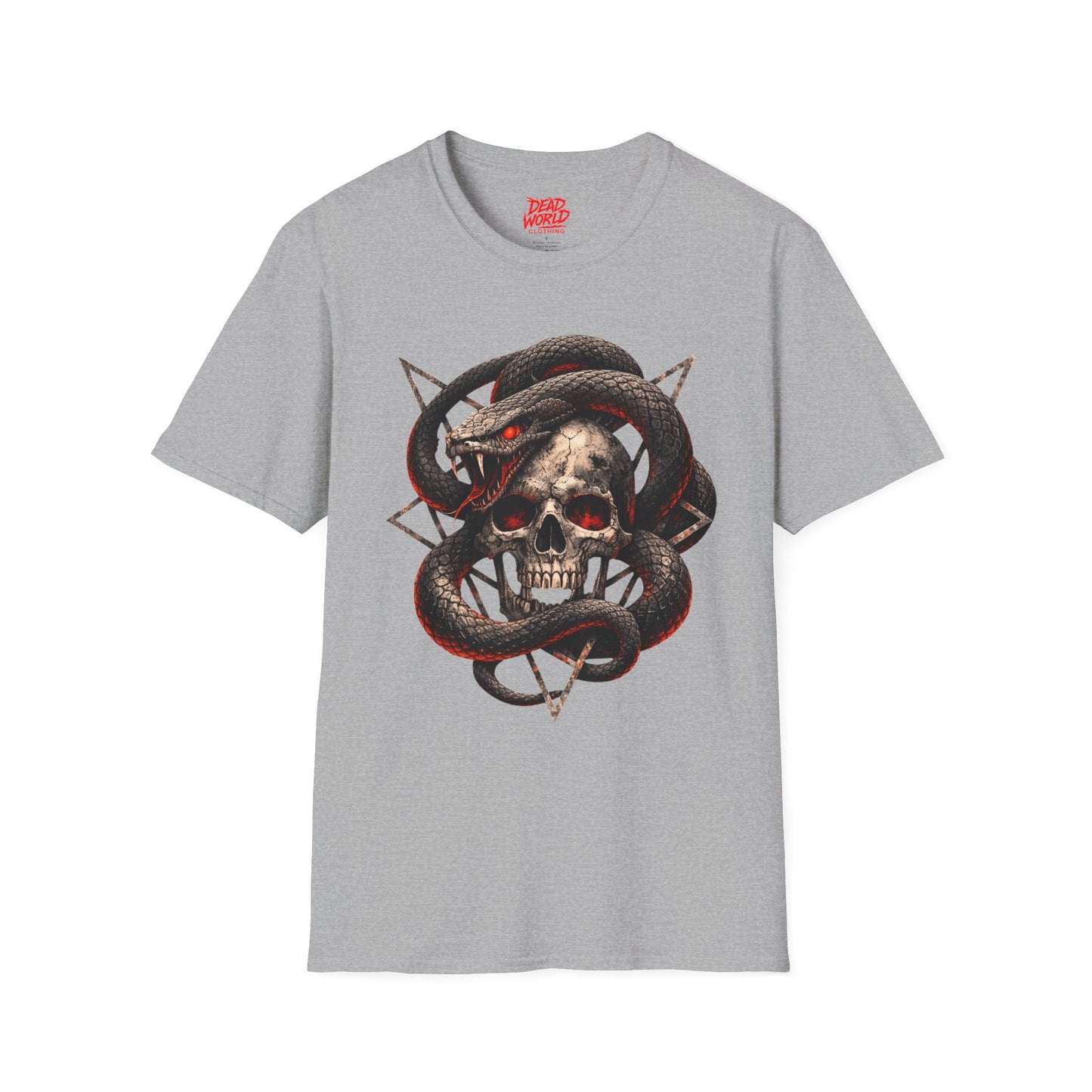 Skull & Snake Graphic T-Shirt