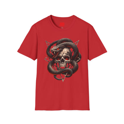 Skull & Snake Graphic T-Shirt