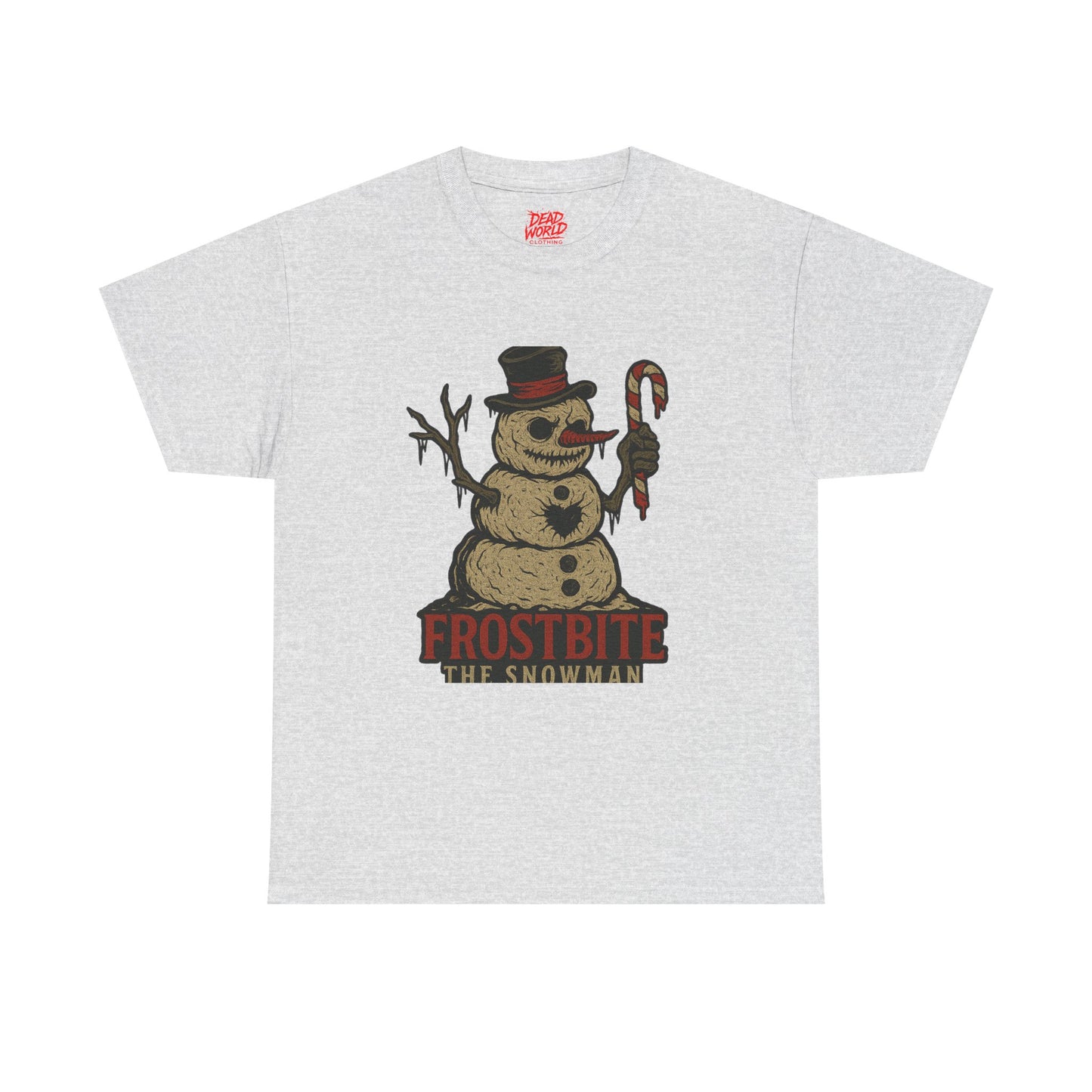 Frostbite the Snowman Vintage Horror Holiday T-Shirt