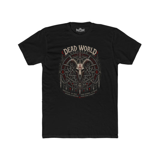 Dark Occult 'Dead World Clothing' Ram Skull Graphic