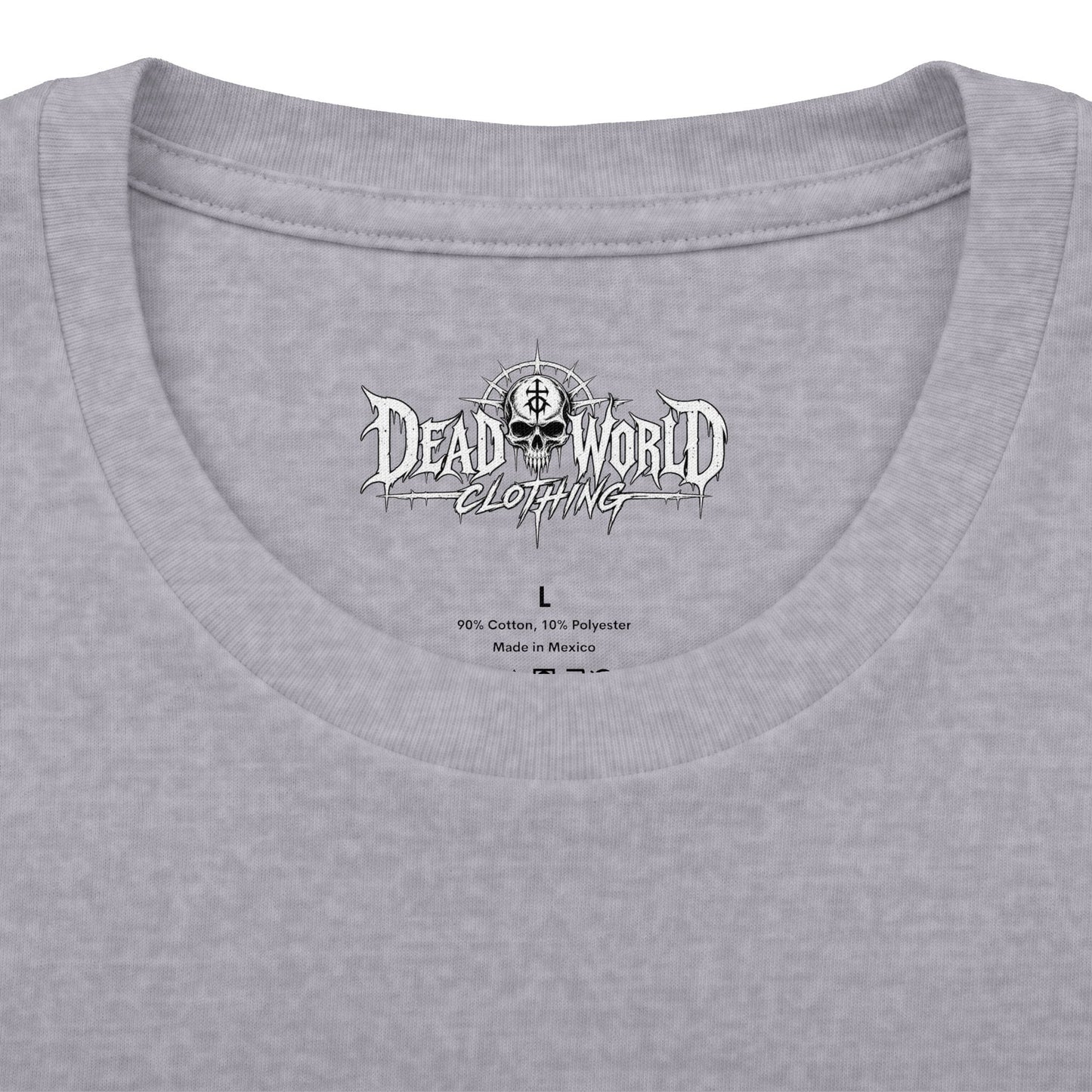 Dead World Clothing Graphic Tee — Apocalyptic Gothic-Style T-Shirt