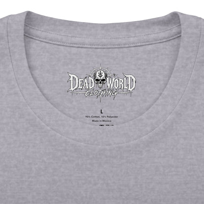 Dead World Clothing Graphic Tee — Apocalyptic Gothic-Style T-Shirt