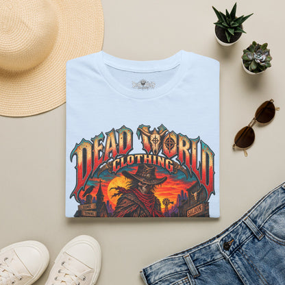 Graphic T-Shirt — "Dead World Clothing" Desert Outlaw Sunset Tee