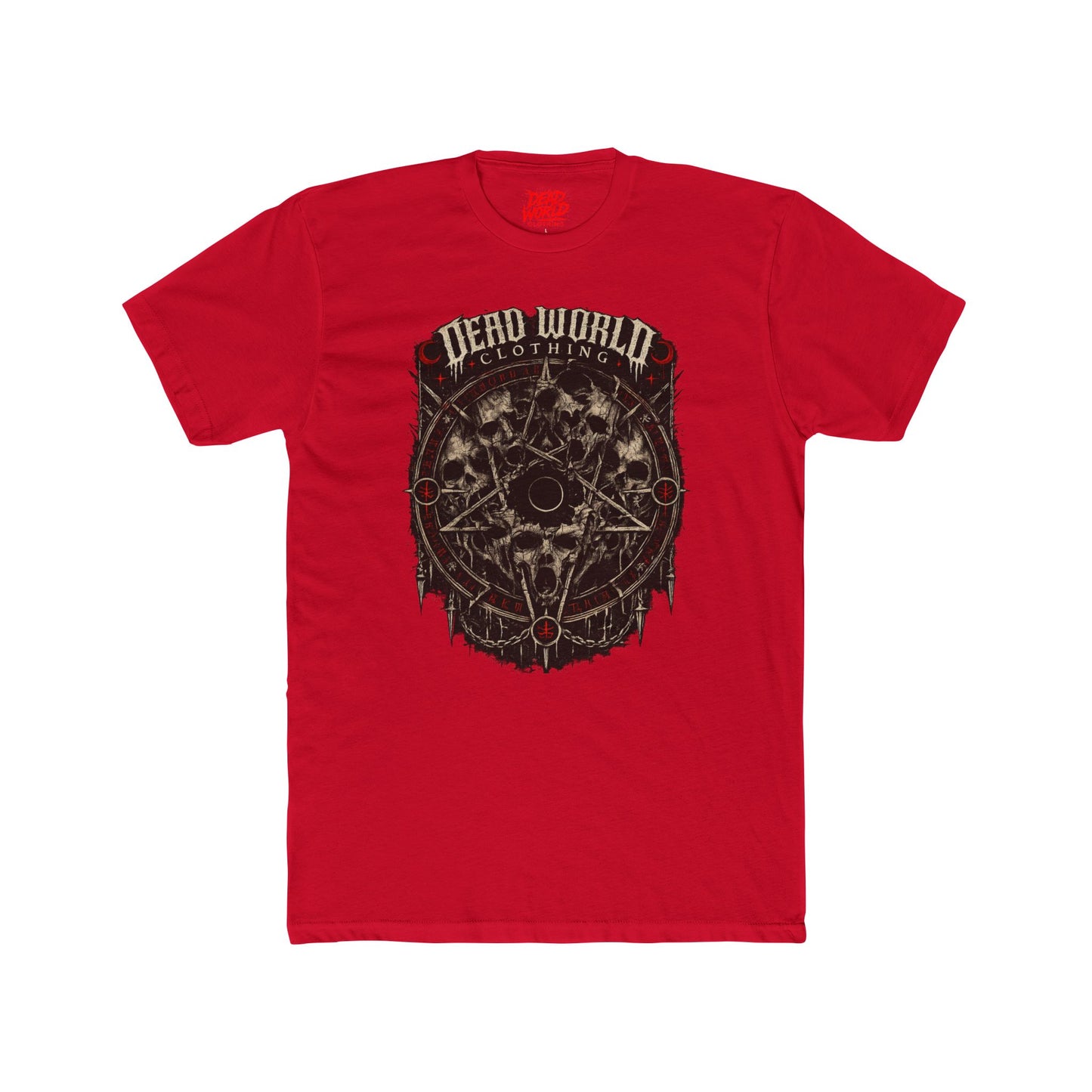Dead World Clothing Skull Pentagram Tee — Gothic Style T-Shirt