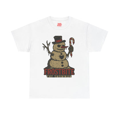 Frostbite the Snowman Vintage Horror Holiday T-Shirt