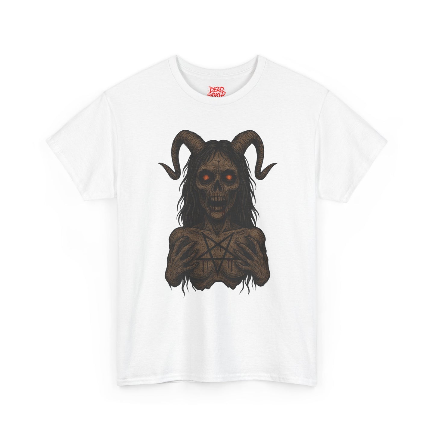 Occult Dark Goat Demon T-Shirt — Horror Graphic Tee