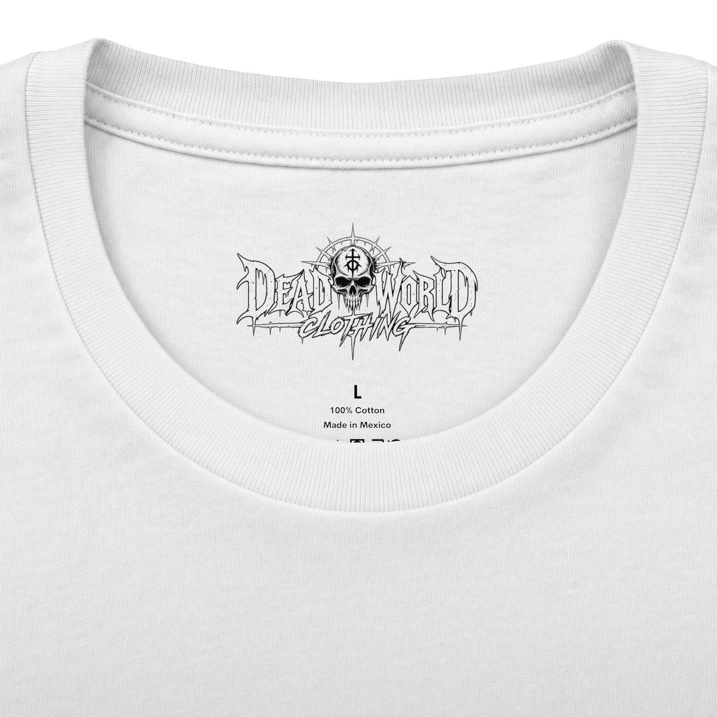 Dead World Clothing Graphic Tee — Apocalyptic Gothic-Style T-Shirt