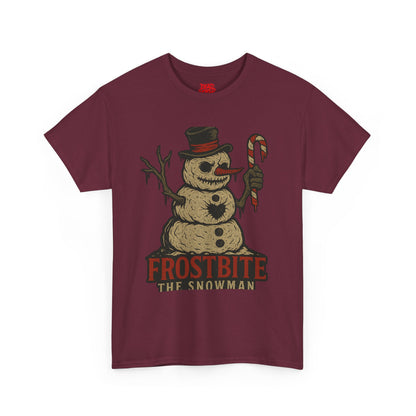 Frostbite the Snowman Vintage Horror Holiday T-Shirt