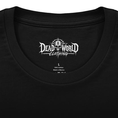 Dead World Clothing Graphic Tee — Apocalyptic Gothic-Style T-Shirt