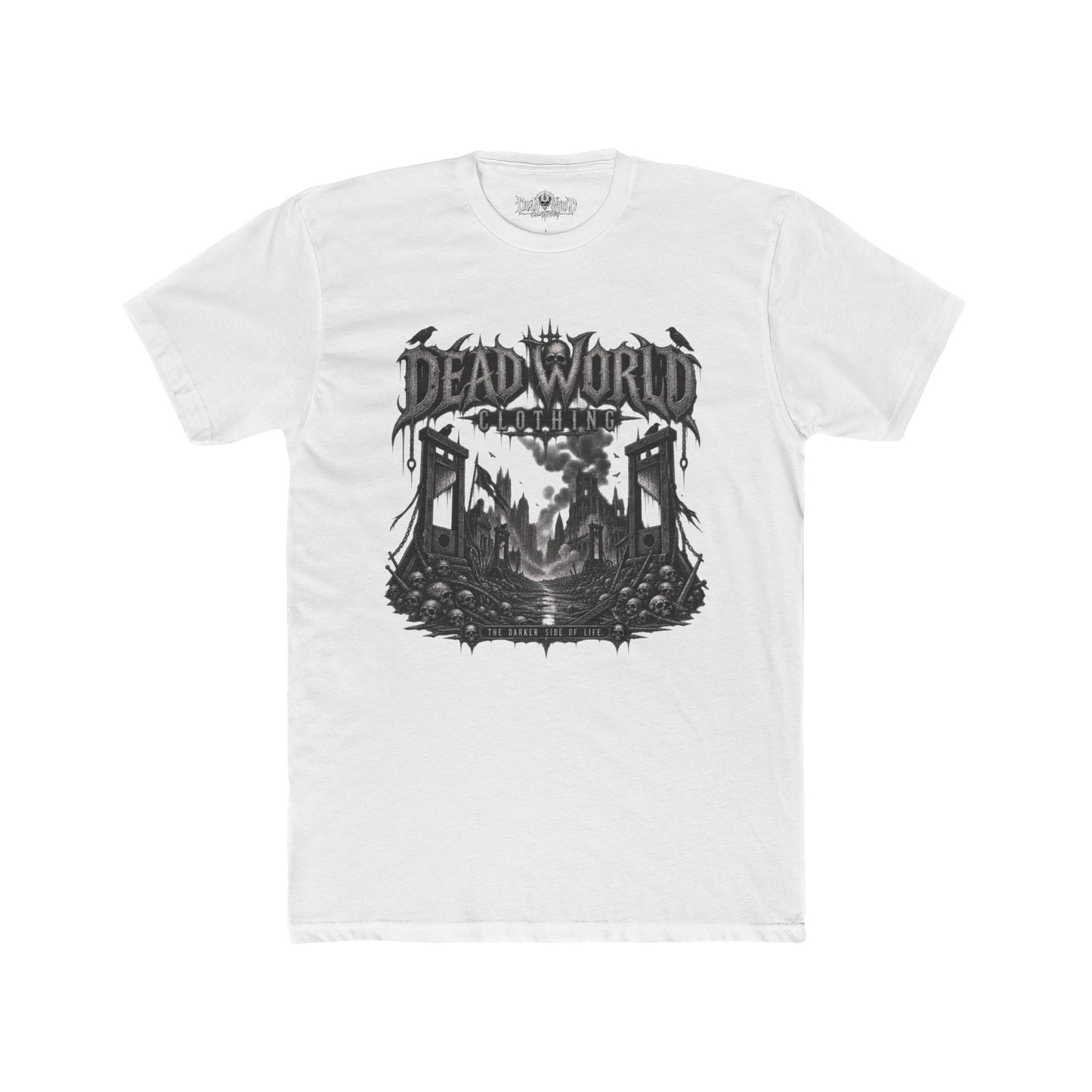 Dead World Clothing Graphic Tee — Apocalyptic Gothic-Style T-Shirt